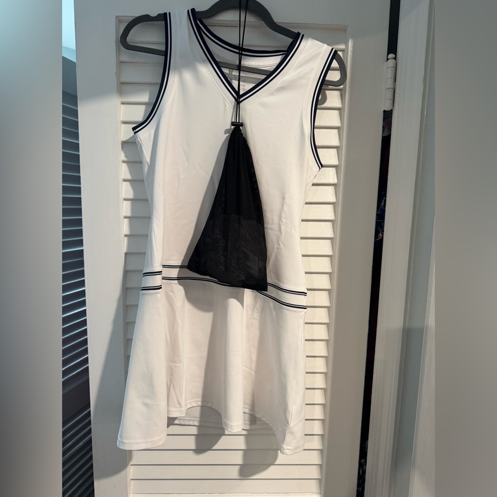 Performance Sleeveless Drop-Waist Dress